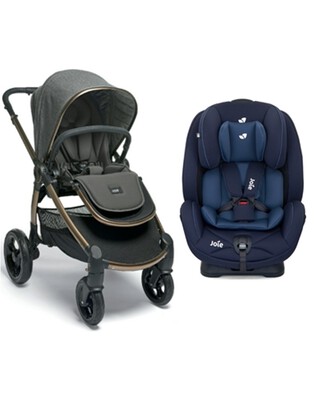 Ocarro Simply Luxe Pushchair with Joie Car Seat Navy Blazer